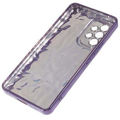 For Samsung Galaxy A13 4G Electroplating Anti-drop Cover Wrinkled TPU Phone Case