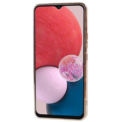 For Samsung Galaxy A13 4G Electroplating Anti-drop Cover Wrinkled TPU Phone Case