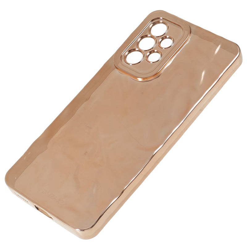 For Samsung Galaxy A13 4G Electroplating Anti-drop Cover Wrinkled TPU Phone Case