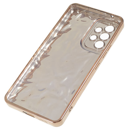 For Samsung Galaxy A13 4G Electroplating Anti-drop Cover Wrinkled TPU Phone Case