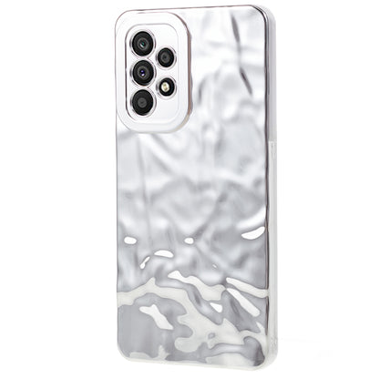 For Samsung Galaxy A13 4G Electroplating Anti-drop Cover Wrinkled TPU Phone Case