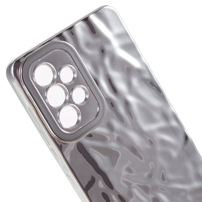For Samsung Galaxy A13 4G Electroplating Anti-drop Cover Wrinkled TPU Phone Case