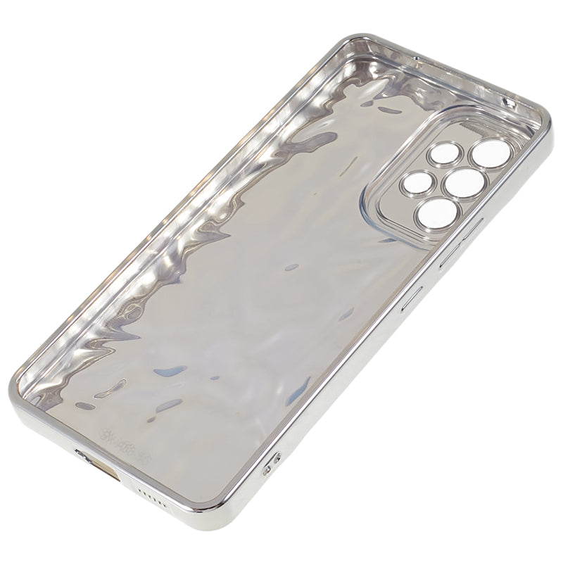 For Samsung Galaxy A13 4G Electroplating Anti-drop Cover Wrinkled TPU Phone Case