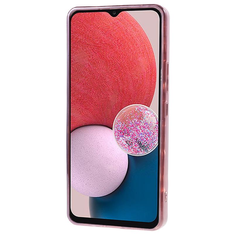For Samsung Galaxy A13 4G Electroplating Anti-drop Cover Wrinkled TPU Phone Case