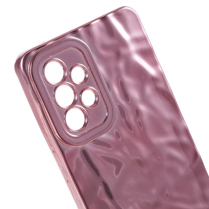 For Samsung Galaxy A13 4G Electroplating Anti-drop Cover Wrinkled TPU Phone Case