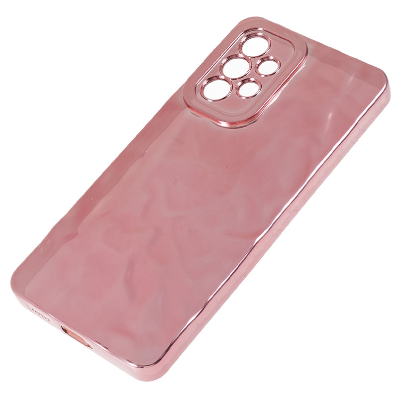 For Samsung Galaxy A13 4G Electroplating Anti-drop Cover Wrinkled TPU Phone Case