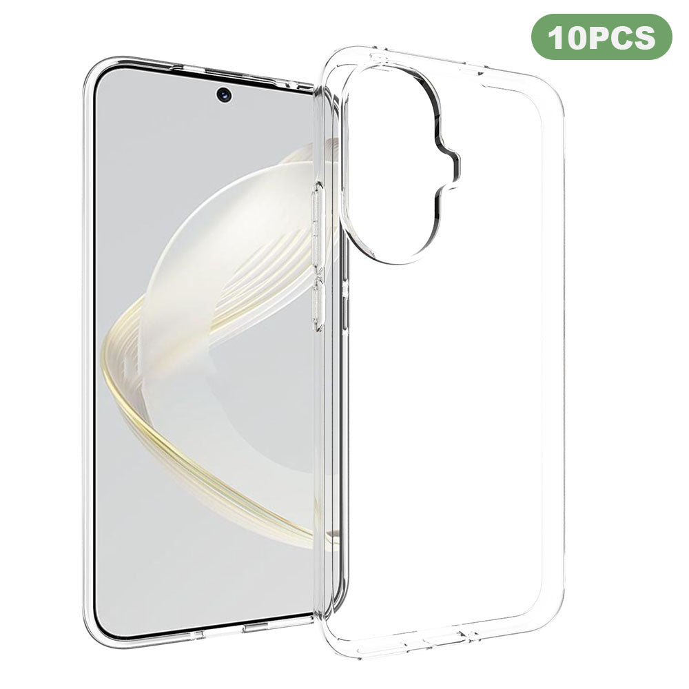 10Pcs / Pack For Huawei nova 11 Inner Watermark-Free Clear Phone Case Soft TPU Mobile Phone Cover
