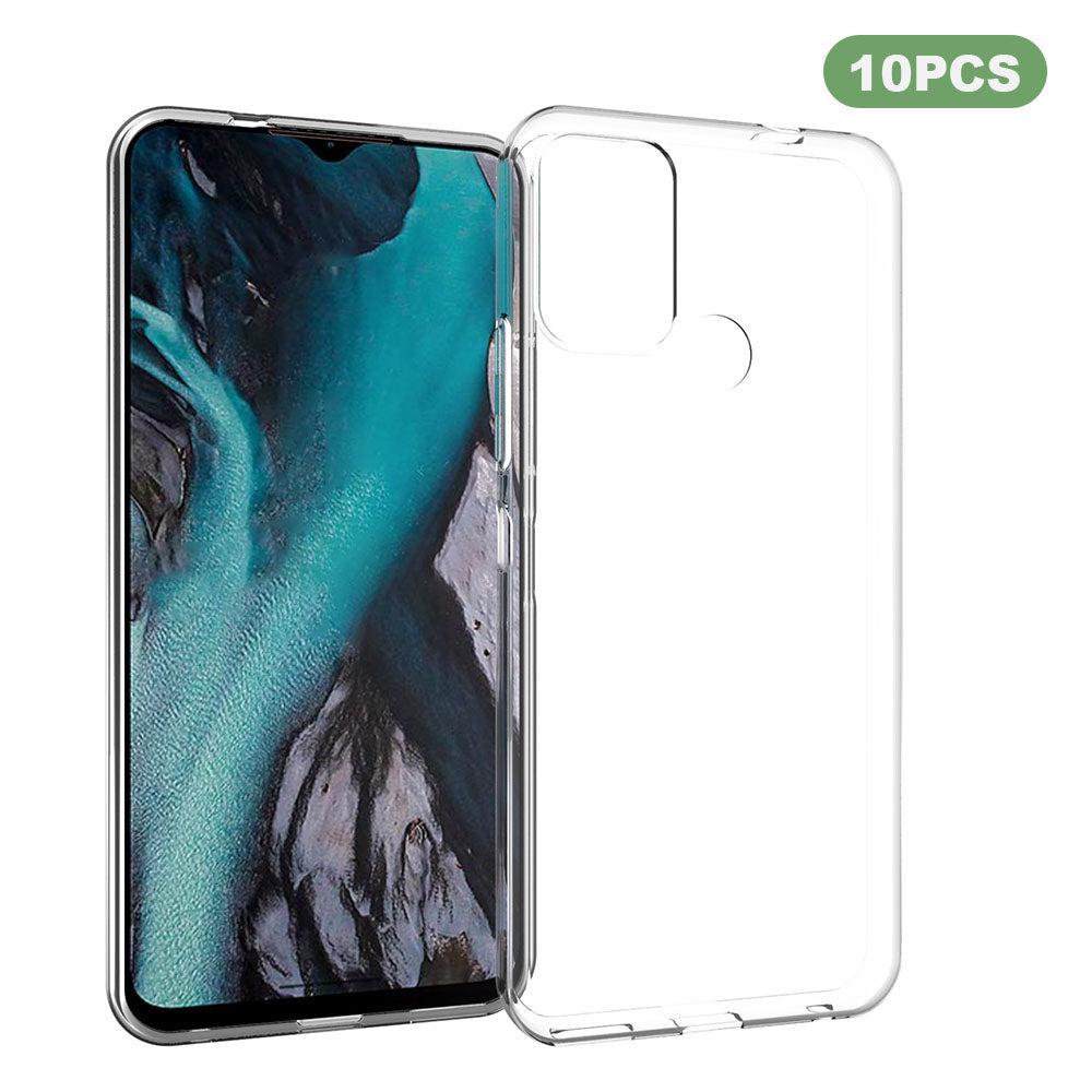 10Pcs / Pack For Nokia C22 Soft TPU Clear Phone Case Inner Watermark-Free Phone Cover