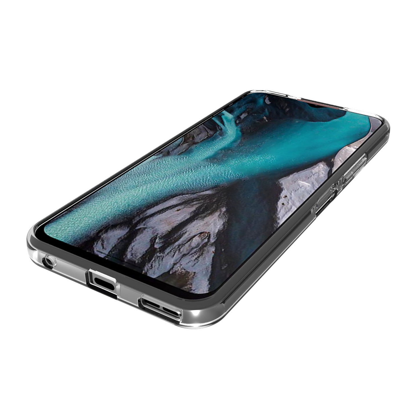 10Pcs / Pack For Nokia C22 Soft TPU Clear Phone Case Inner Watermark-Free Phone Cover