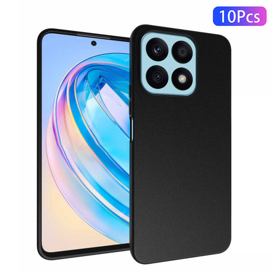 10Pcs / Pack for Honor X8a 4G Soft TPU Phone Case Dual-sided Matte Finish Anti-scratch Cover