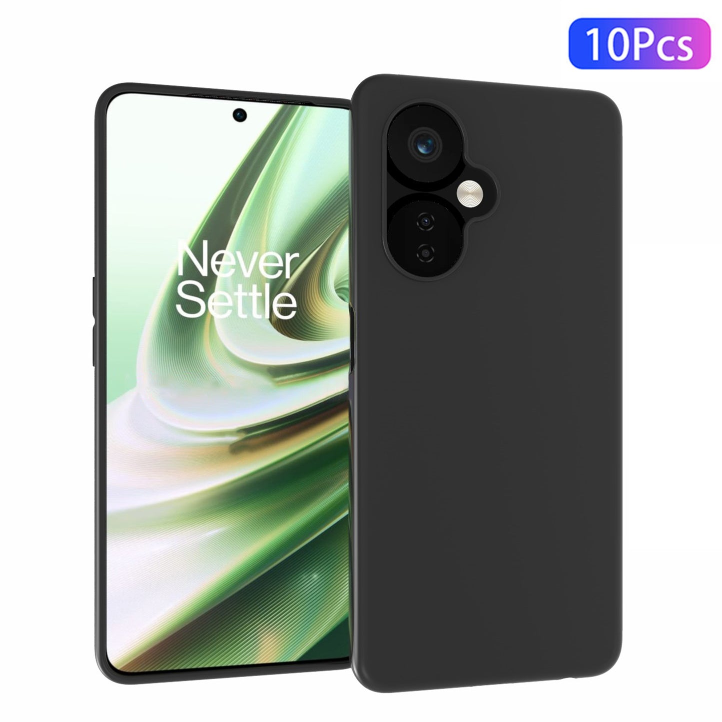 10Pcs / Pack for OnePlus Nord CE 3 Lite 5G / Nord N30 5G Phone TPU Case Dual-sided Matte Finish Phone Cover
