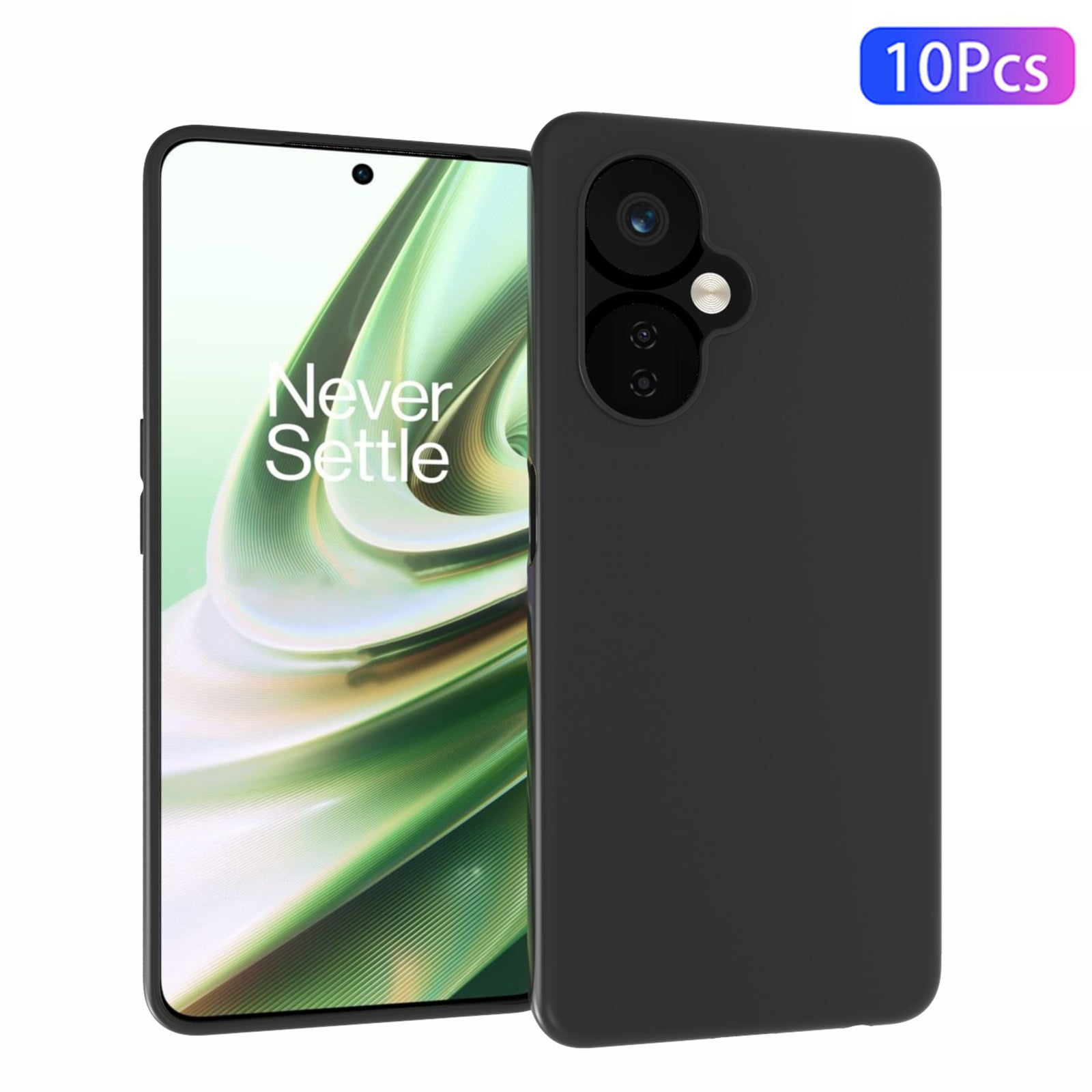 10Pcs / Pack for OnePlus Nord CE 3 Lite 5G / Nord N30 5G Phone TPU Case Dual-sided Matte Finish Phone Cover