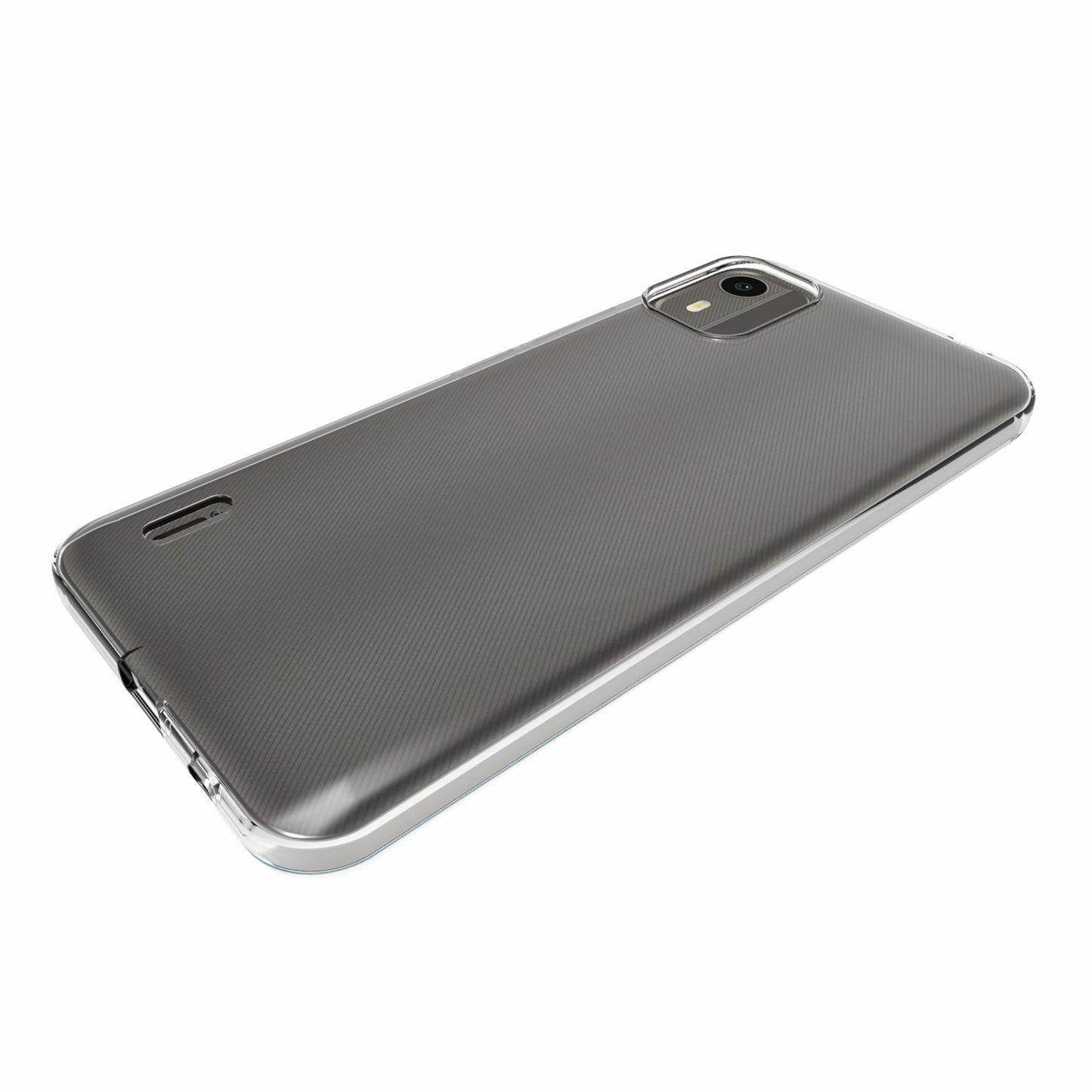 10Pcs / Pack Clear TPU Case for Nokia C12 4G / C12 Pro / C12 Plus , Inner Watermark-Free Phone Cover