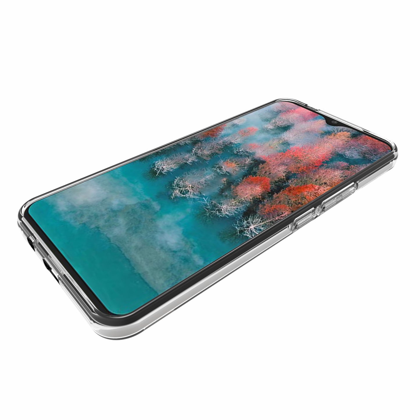 10Pcs / Pack Clear TPU Case for Nokia C12 4G / C12 Pro / C12 Plus , Inner Watermark-Free Phone Cover