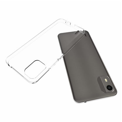 10Pcs / Pack Clear TPU Case for Nokia C12 4G / C12 Pro / C12 Plus , Inner Watermark-Free Phone Cover