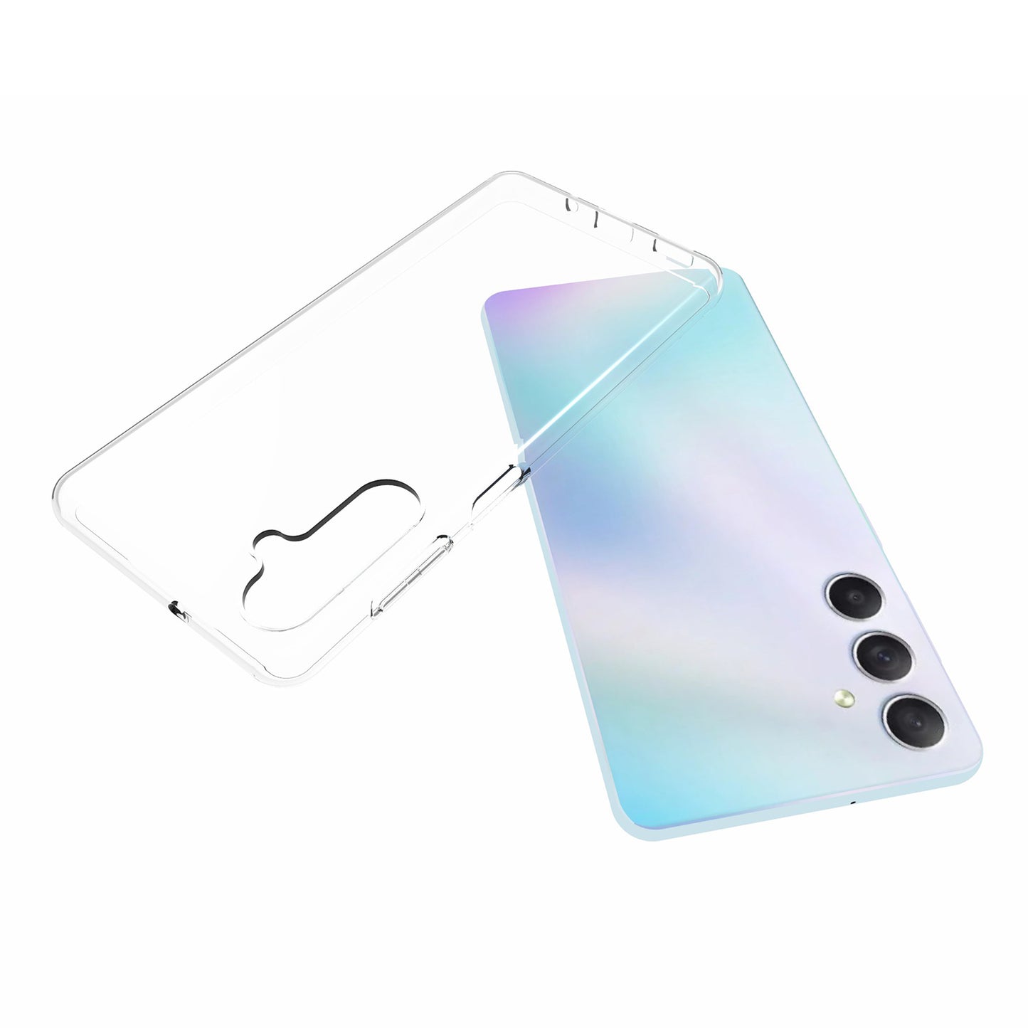 10Pcs / Pack For Samsung Galaxy M54 5G / F54 5G Inner Watermark-Free Phone Case Crystal Clear TPU Cover