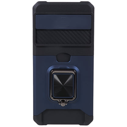 For Google Pixel 8 Card Holder Kickstand Phone Case Slide Lens Protection PC+TPU Phone Cover