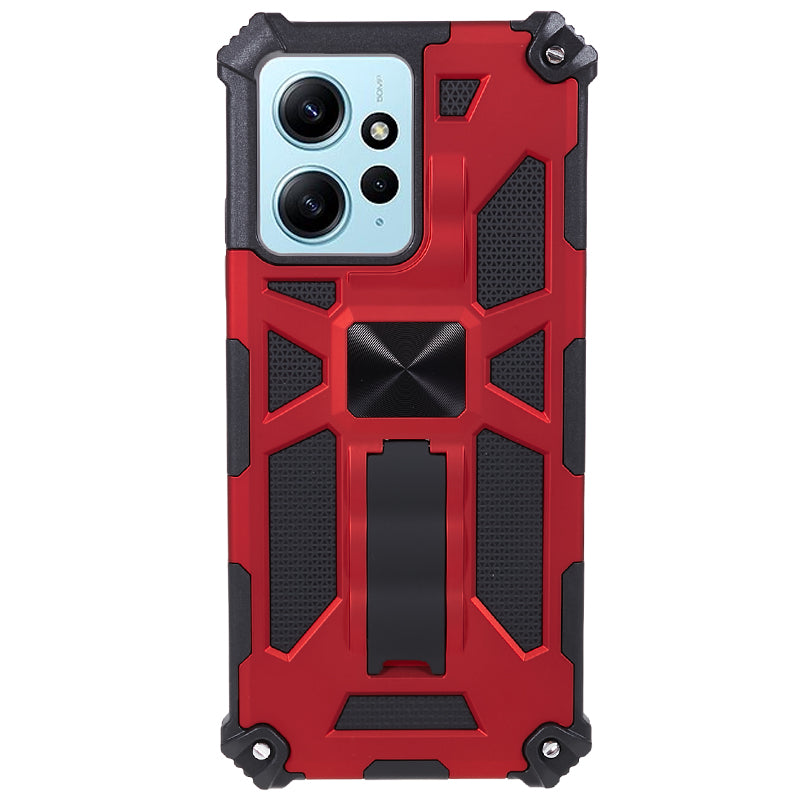 Kickstand Phone Case for Xiaomi Redmi Note 12 4G , PC + TPU Drop-proof Protective Phone Cover