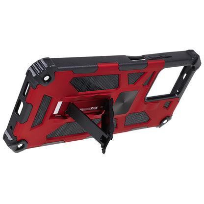 Kickstand Phone Case for Xiaomi Redmi Note 12 4G , PC + TPU Drop-proof Protective Phone Cover