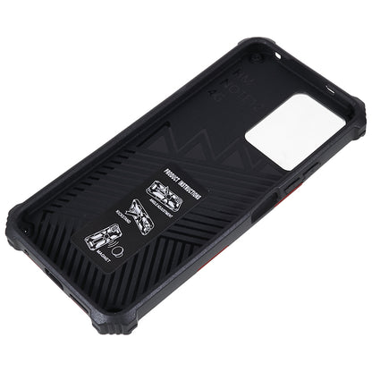 Kickstand Phone Case for Xiaomi Redmi Note 12 4G , PC + TPU Drop-proof Protective Phone Cover