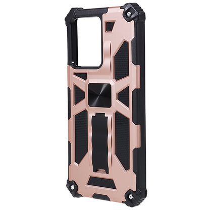 Kickstand Phone Case for Xiaomi Redmi Note 12 4G , PC + TPU Drop-proof Protective Phone Cover