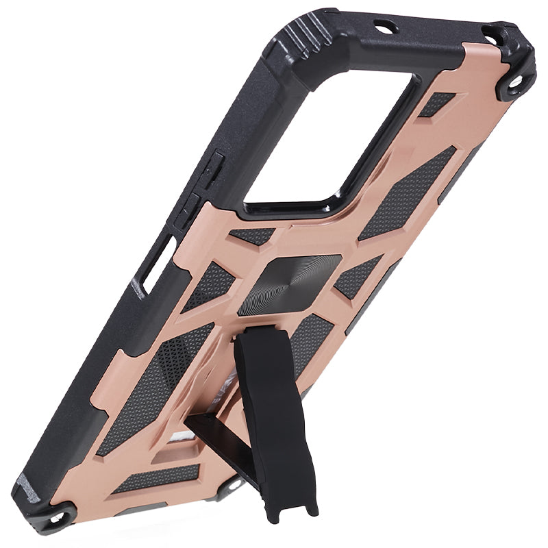 Kickstand Phone Case for Xiaomi Redmi Note 12 4G , PC + TPU Drop-proof Protective Phone Cover