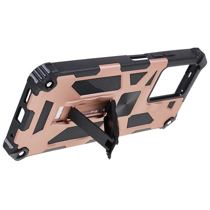 Kickstand Phone Case for Xiaomi Redmi Note 12 4G , PC + TPU Drop-proof Protective Phone Cover