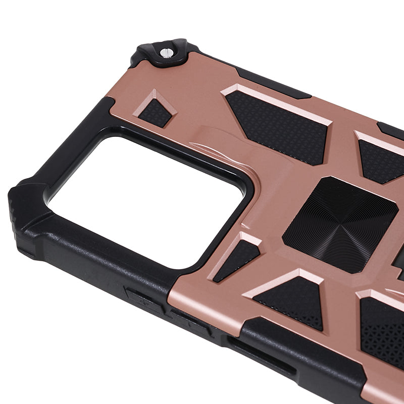 Kickstand Phone Case for Xiaomi Redmi Note 12 4G , PC + TPU Drop-proof Protective Phone Cover