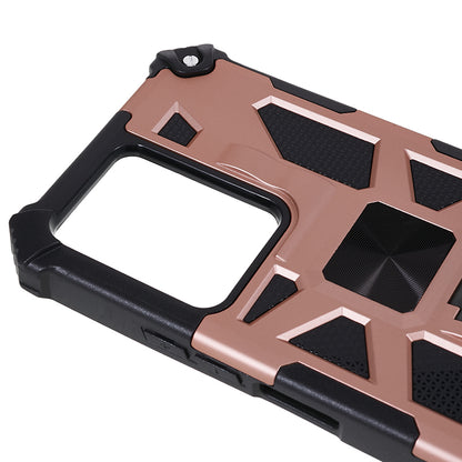 Kickstand Phone Case for Xiaomi Redmi Note 12 4G , PC + TPU Drop-proof Protective Phone Cover