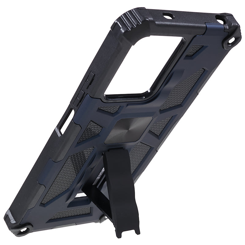 Kickstand Phone Case for Xiaomi Redmi Note 12 4G , PC + TPU Drop-proof Protective Phone Cover