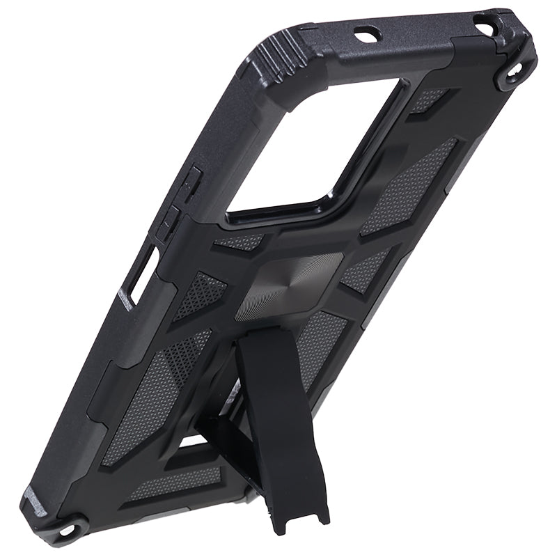 Kickstand Phone Case for Xiaomi Redmi Note 12 4G , PC + TPU Drop-proof Protective Phone Cover