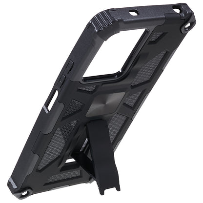 Kickstand Phone Case for Xiaomi Redmi Note 12 4G , PC + TPU Drop-proof Protective Phone Cover