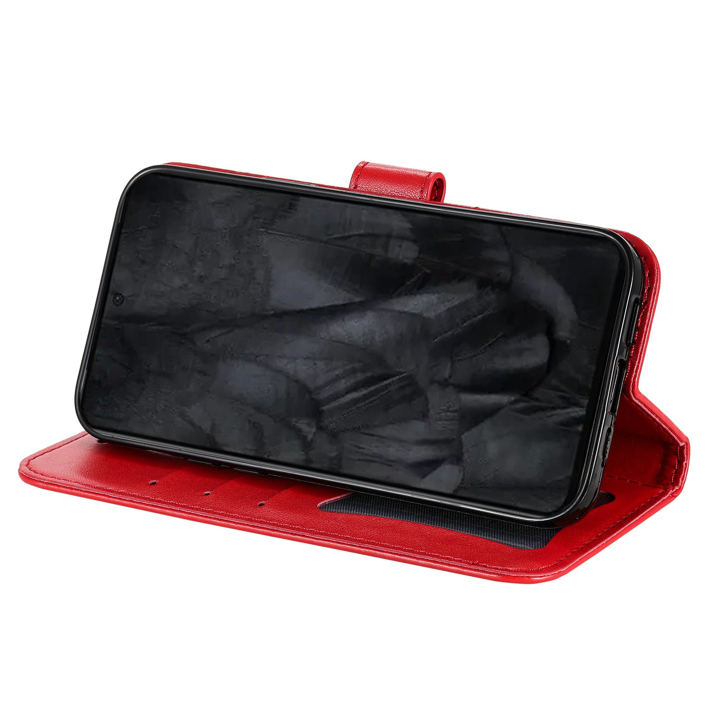 For Google Pixel 8 Pro Imprinting Flower Cell Phone Stand Wallet Shell PU Leather Cover Case