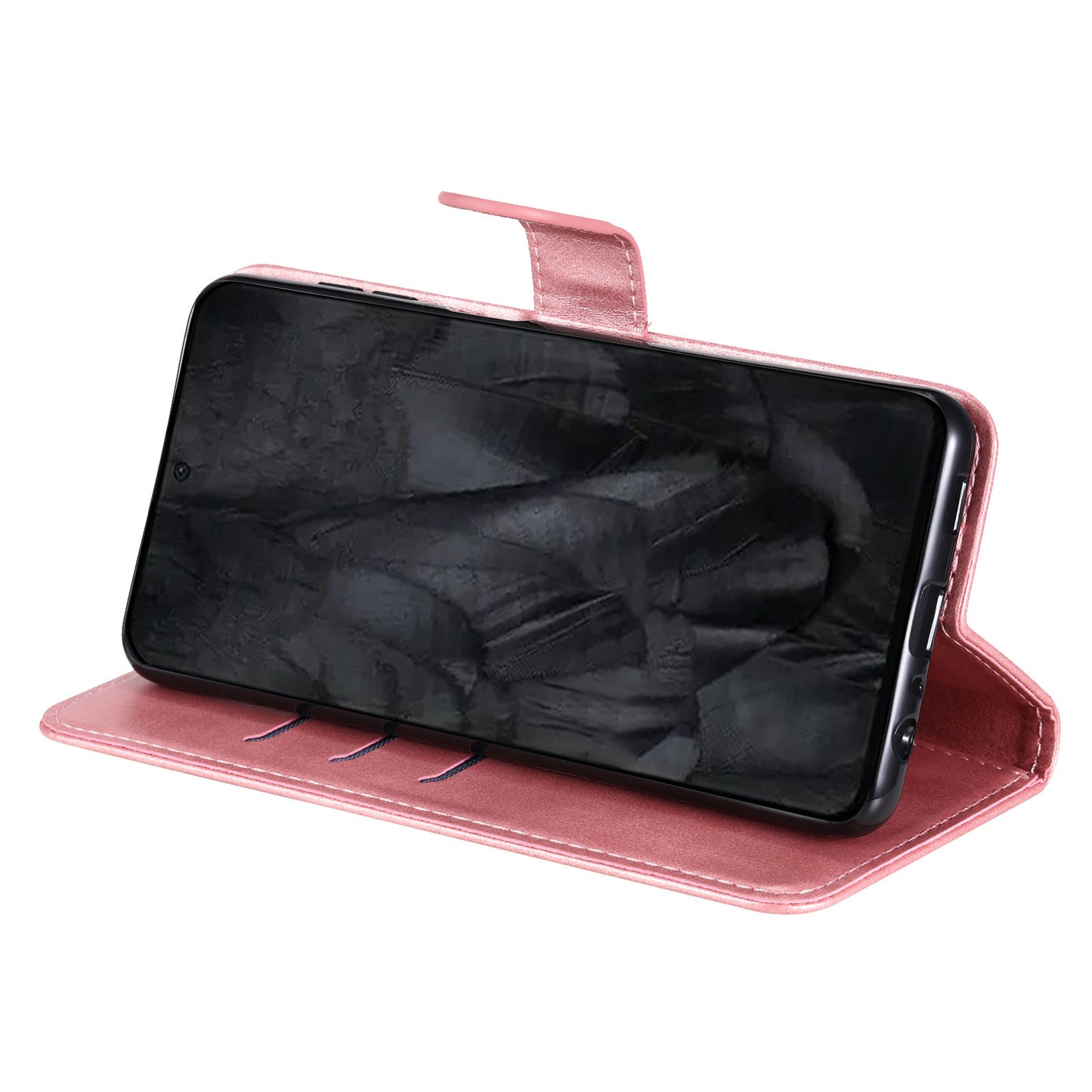 For Google Pixel 8 Pro Calf Texture Phone Case Zipper Pocket Leather Wallet Stand Cover