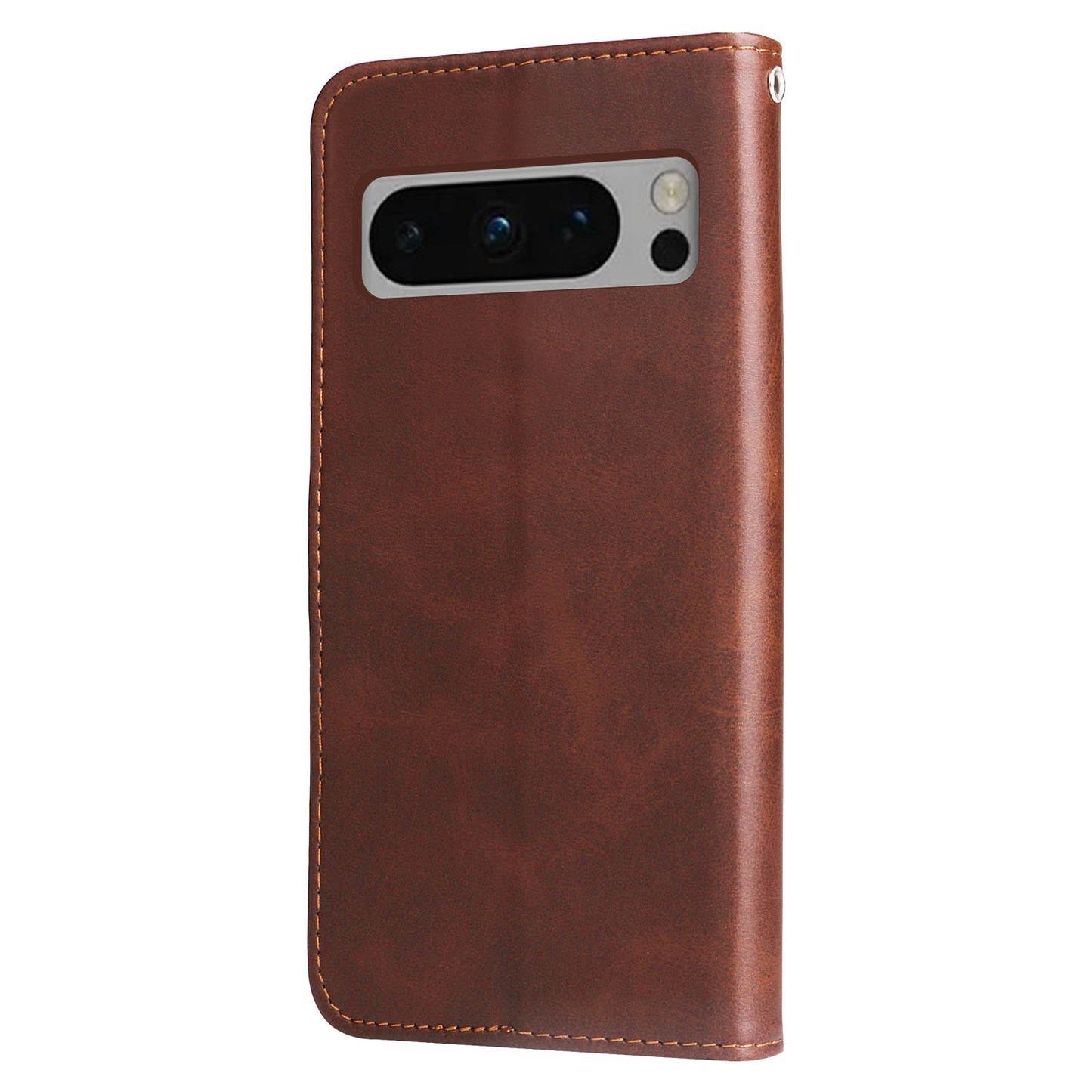 For Google Pixel 8 Pro Calf Texture Phone Case Zipper Pocket Leather Wallet Stand Cover