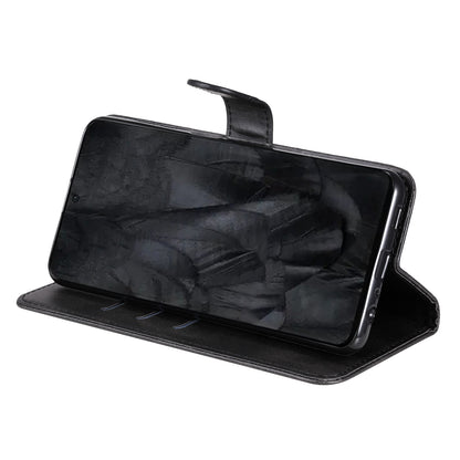 For Google Pixel 8 Pro Calf Texture Phone Case Zipper Pocket Leather Wallet Stand Cover