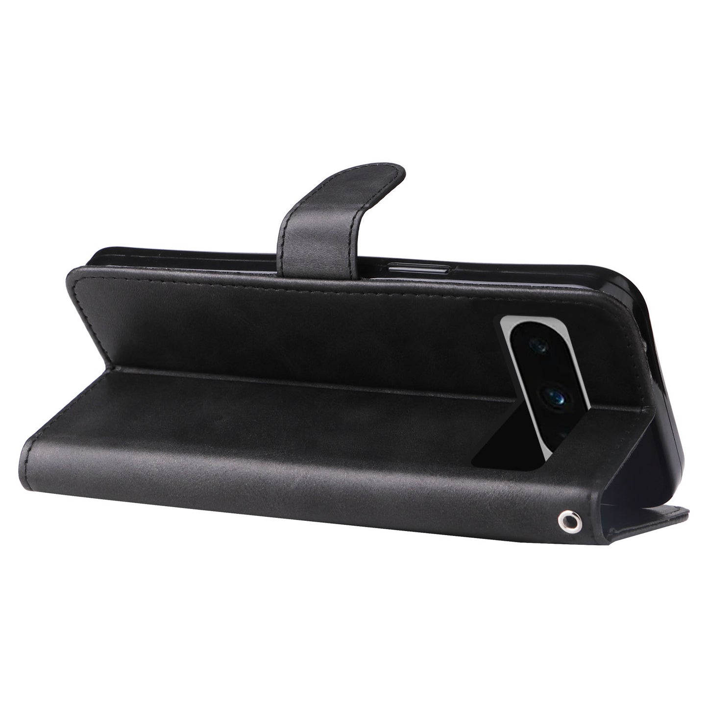 For Google Pixel 8 Pro Calf Texture Phone Case Zipper Pocket Leather Wallet Stand Cover