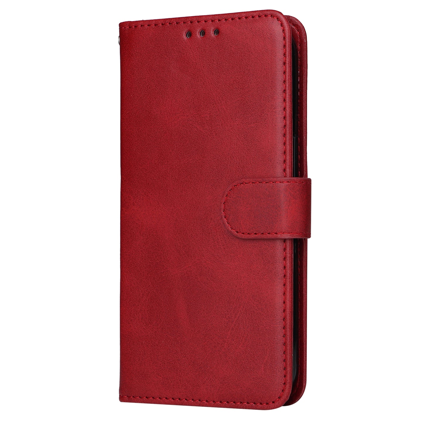 For Google Pixel 8 Cell Phone Cover Wallet Stand Calf Texture PU Leather Phone Case with Strap