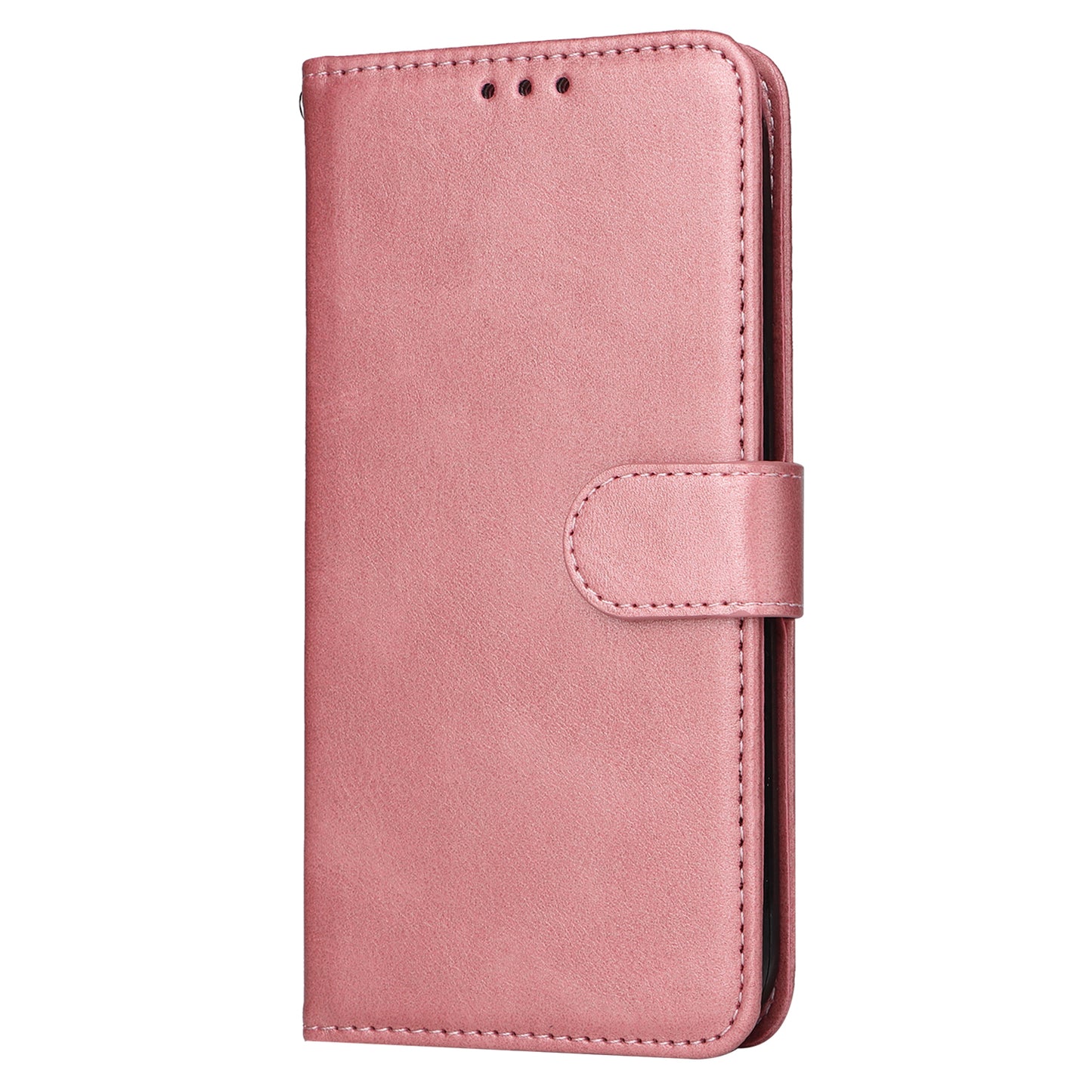 For Google Pixel 8 Cell Phone Cover Wallet Stand Calf Texture PU Leather Phone Case with Strap