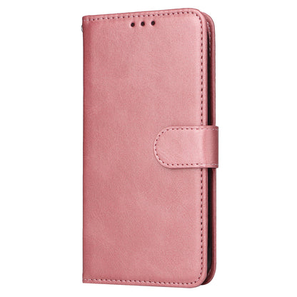 For Google Pixel 8 Cell Phone Cover Wallet Stand Calf Texture PU Leather Phone Case with Strap