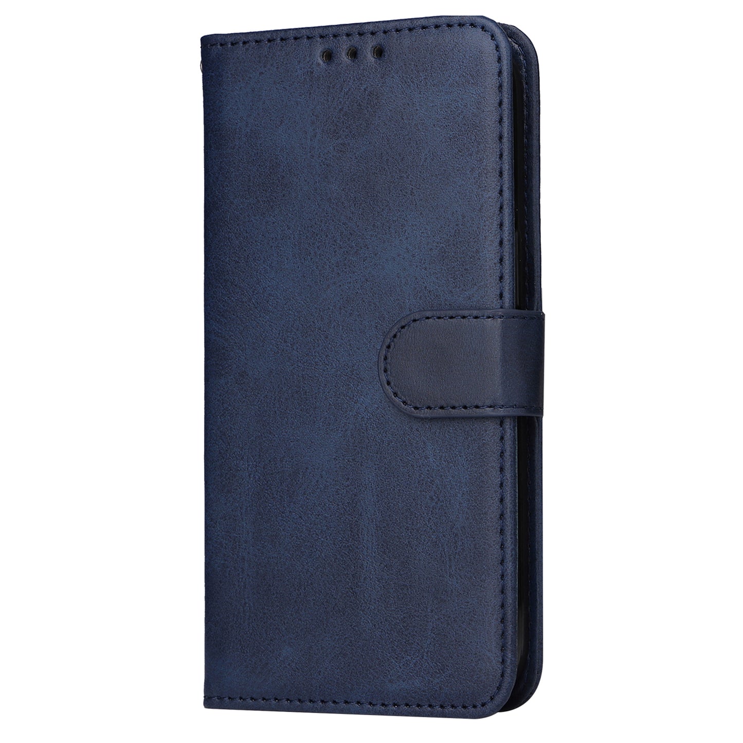 For Google Pixel 8 Cell Phone Cover Wallet Stand Calf Texture PU Leather Phone Case with Strap