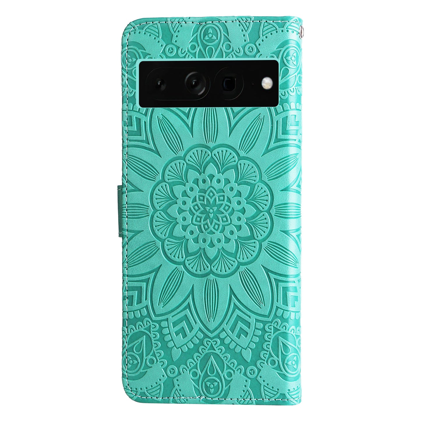 For Google Pixel 7 Pro 5G PU Leather Sunflower Imprinted Phone Case Flip Stand Wallet Cover