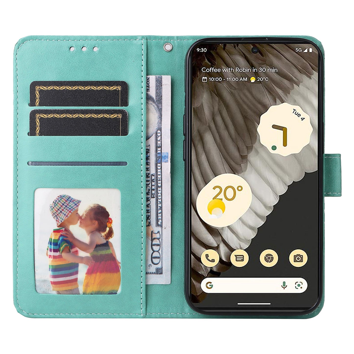 For Google Pixel 7 Pro 5G PU Leather Sunflower Imprinted Phone Case Flip Stand Wallet Cover