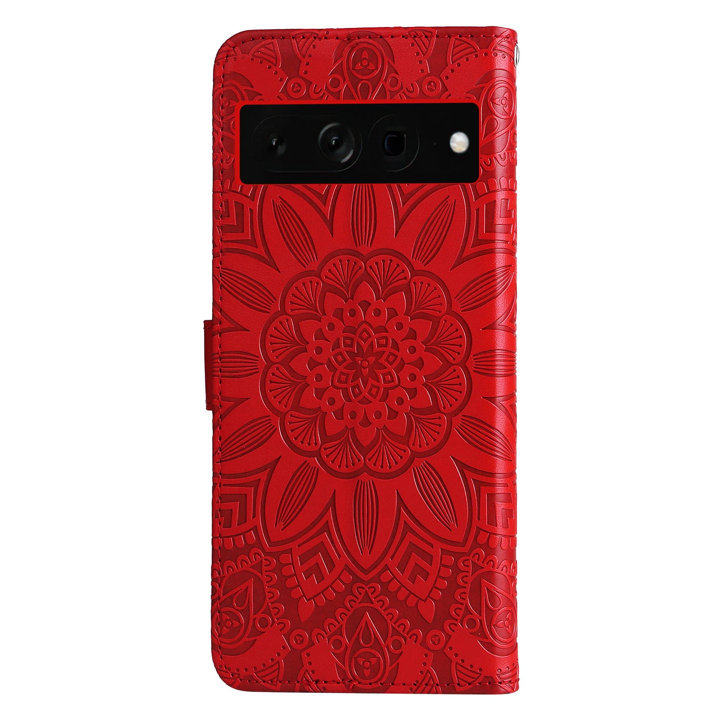 For Google Pixel 7 Pro 5G PU Leather Sunflower Imprinted Phone Case Flip Stand Wallet Cover