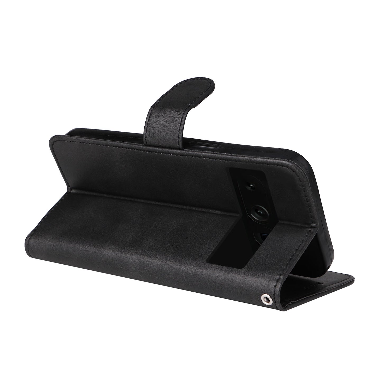 For Google Pixel 7 Pro 5G PU Leather Wallet Stand Case Calf Texture Anti-drop Phone Case