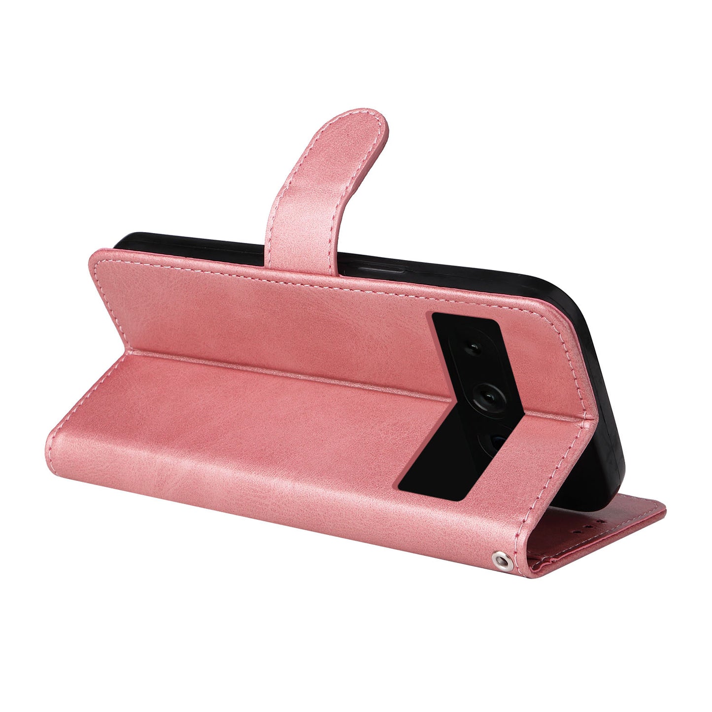 For Google Pixel 7 Pro 5G PU Leather Wallet Stand Case Calf Texture Anti-drop Phone Case