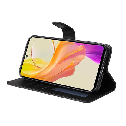 For vivo Y78 (China) 5G / Y36 4G / Y36 5G Phone Case Calf Texture Leather Wallet Stand Cover