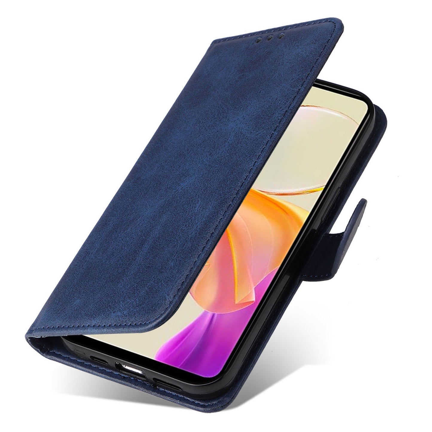 For vivo Y78 (China) 5G / Y36 4G / Y36 5G Phone Case Calf Texture Leather Wallet Stand Cover