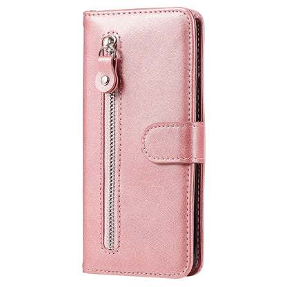 For vivo Y78 (China) 5G / Y36 4G / Y36 5G Flip Stand Phone Case Calf Texture Zipper Pocket Leather Wallet Cover