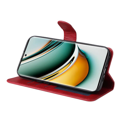 For Realme 11 Pro+ 5G / 11 Pro 5G PU Leather Wallet Phone Case Calf Texture Flip Stand Cover